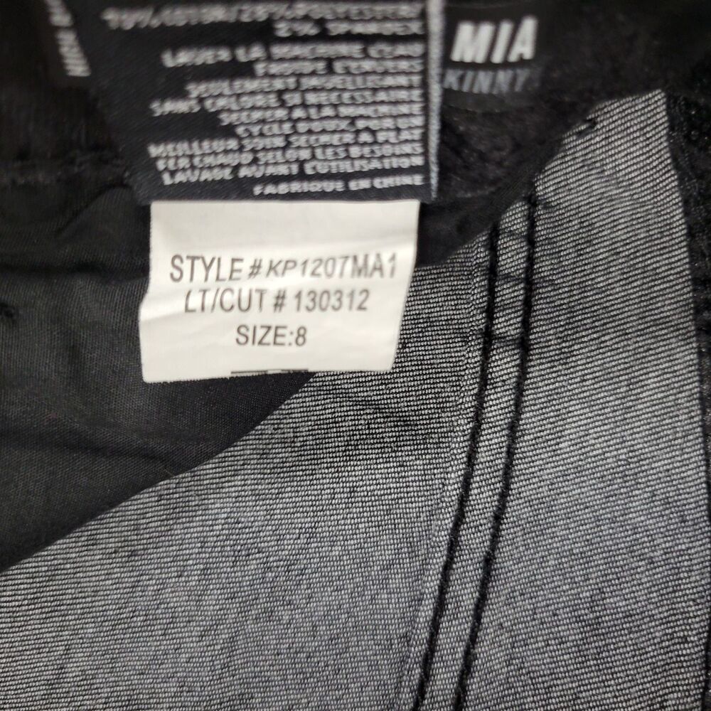 KUT FROM THE KLOTH Black Snake Mia High Rise Ankle Toothpick Skinny Jeans SIZE 8 - Picture 13 of 16